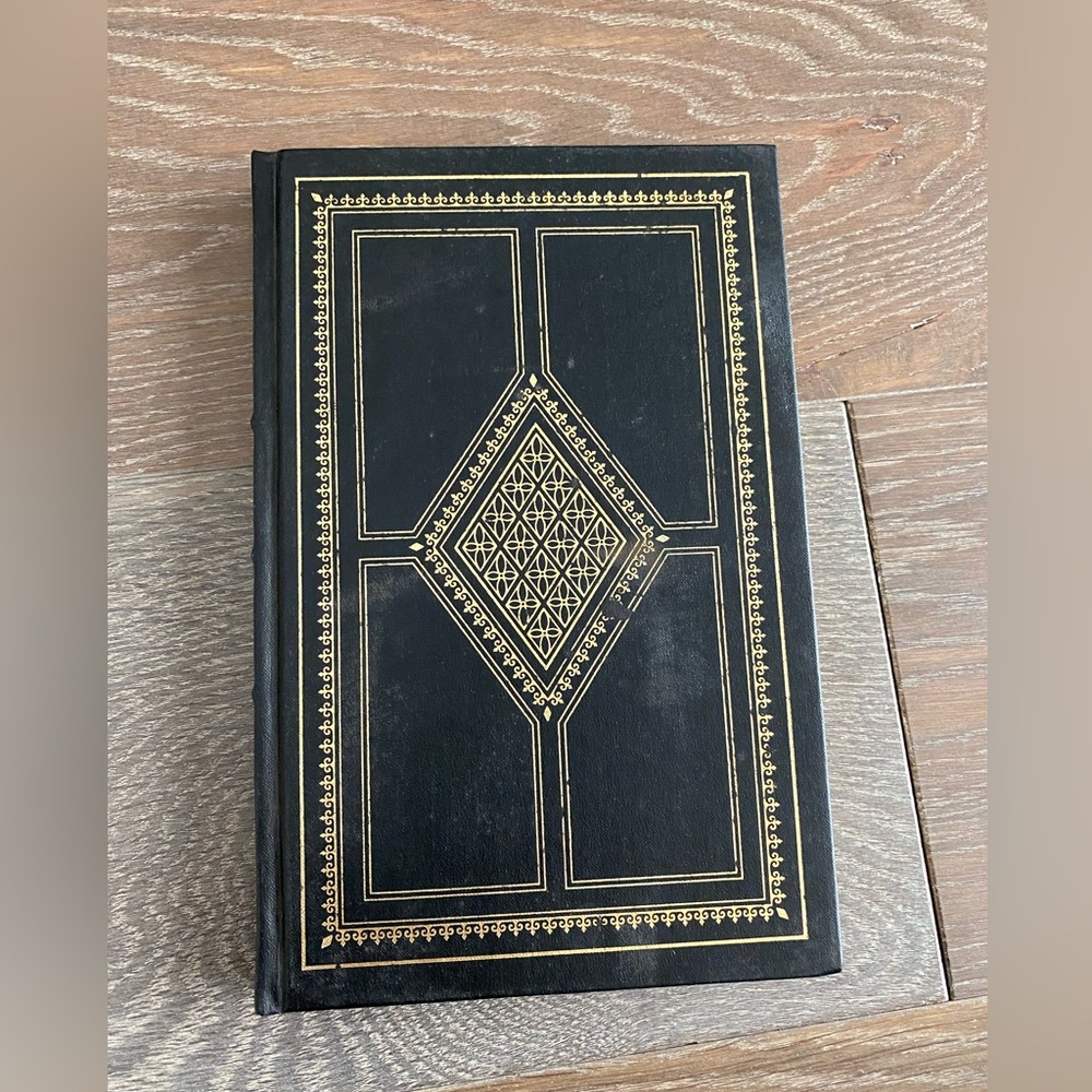 LEATHER BOOK Voltaire Candide by The Franklin Library Condition fair